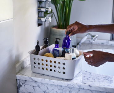 EasyStore Large Bathroom Storage Basket