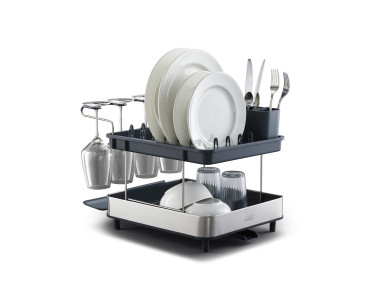 Steel 2-Tier Dish Rack