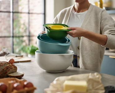 6pc Food Preparation Bowl Set (Opal)