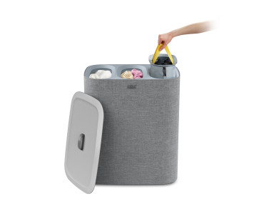 Tota Trio 90L Laundry Separation Basket - Grey
