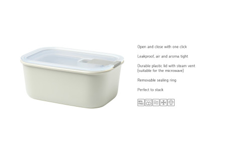 Easyclip Storage 700ml Nordic White
