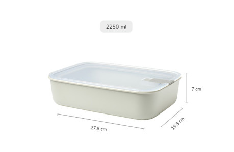 Easyclip Storage 2550ml Nordic White