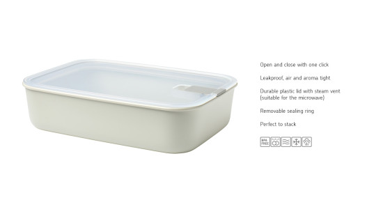 Easyclip Storage 2550ml Nordic White
