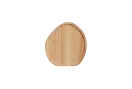 Wooden Serving Platter Round Small