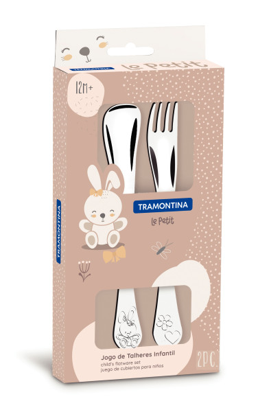 Le Petit Girls Cutlery 2 Piece Set