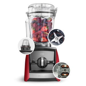 ASCENT® Series A2300i High-Performance Blender- Red