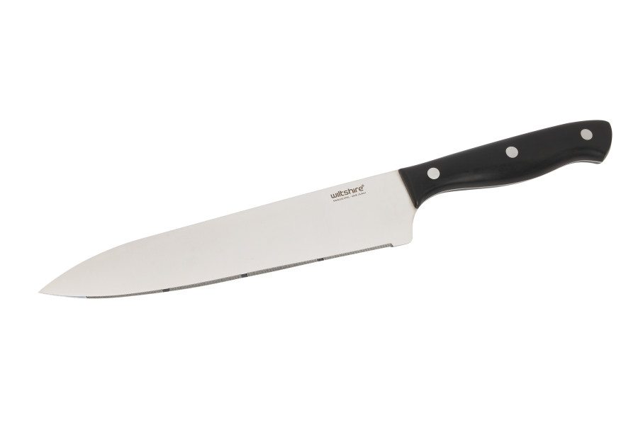 Laser Triple Rivet Cooks Knife 20cm