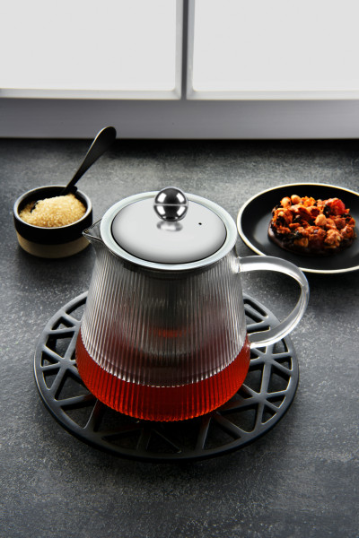 Infusion Teapot With Vertical Stripes 600ml