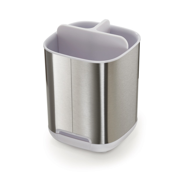 EasyStore Steel Toothbrush Caddy - Stainless Steel