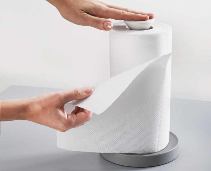 Kitchen Roll Holder (Grey)