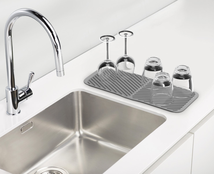 Foldable Draining Mat (Grey)