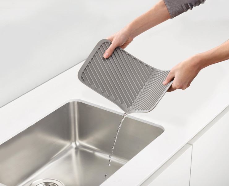 Foldable Draining Mat (Grey)