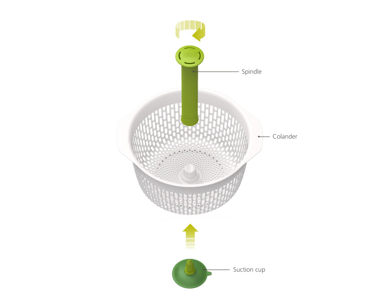 Spindola Spinning Colander