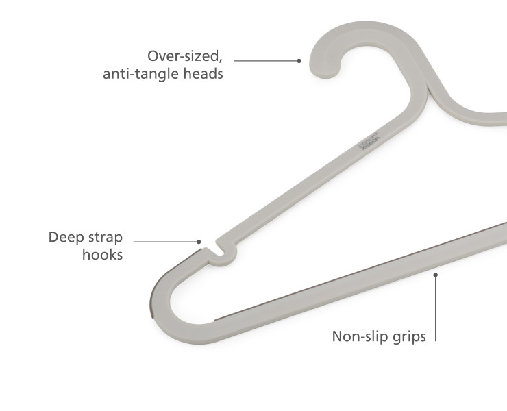 Orderly 5-Piece Anti-Tangle Hanger Set