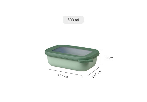 Cirqula Rectangle 500ml Nordic Sage