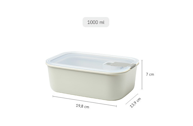Easyclip Storage 1000ml Nordic White