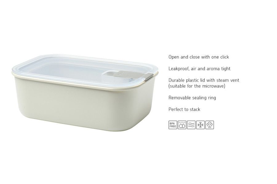 Easyclip Storage 1000ml Nordic White