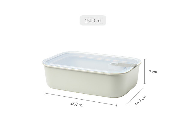 Easyclip Storage 1500ml Nordic White