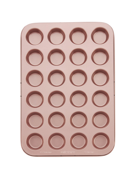 Rose Gold Mini Muffin Pan 24Cup