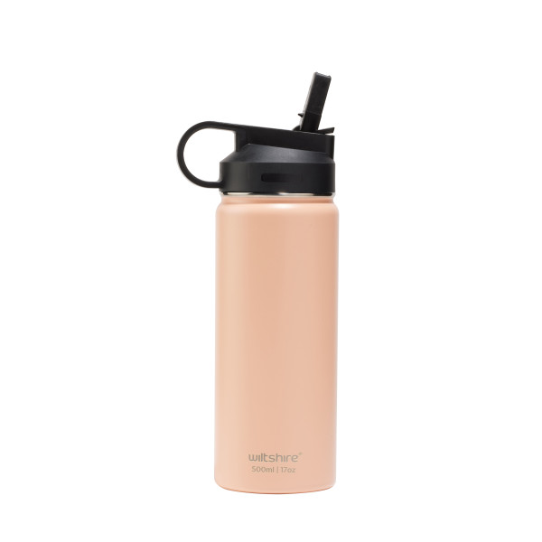 Stainless Steel Bottle Peach 500ml
