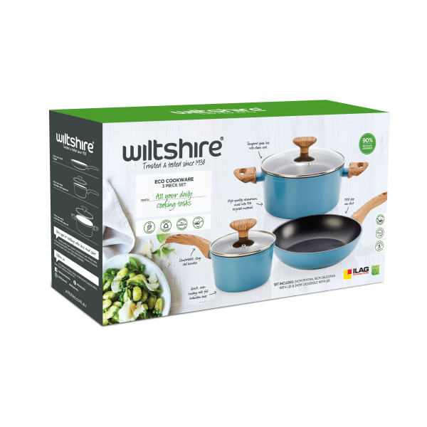 Eco Cookware 3 Piece Set