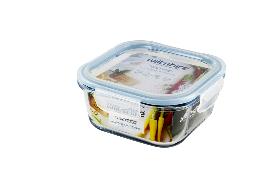 Square Glass Container 800ml