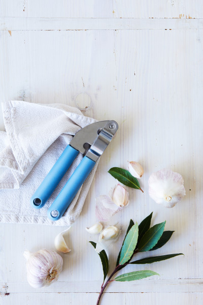 Eco Friendly Garlic Press - Blue